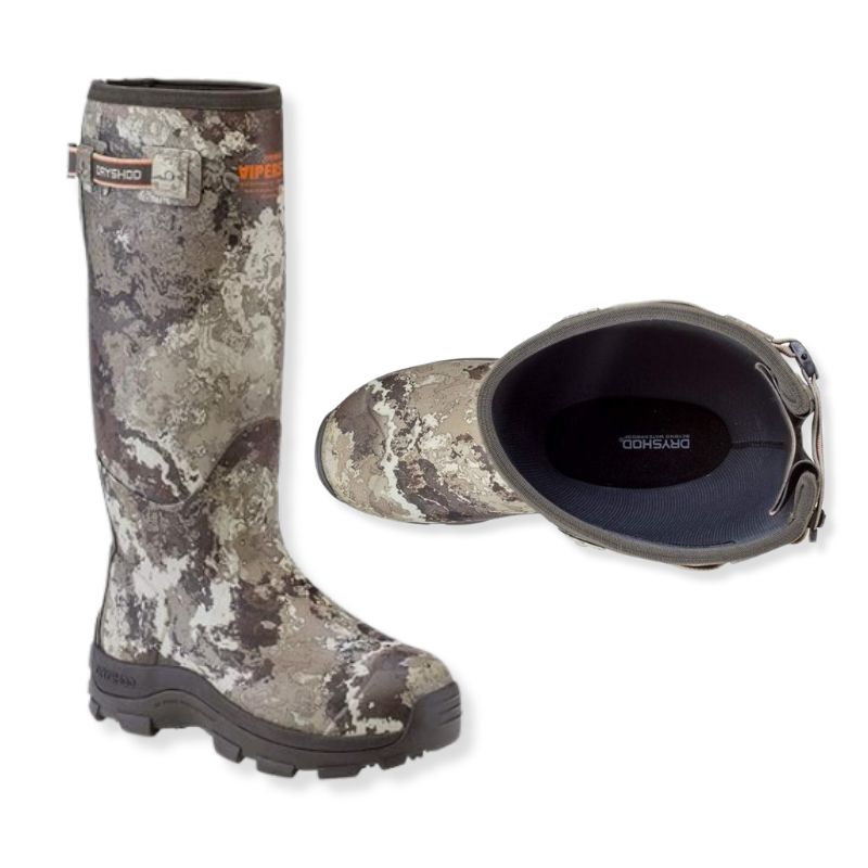 Dryshod Men's ViperStop Snake Hunting Boot With Gusset turkey hunting gear special